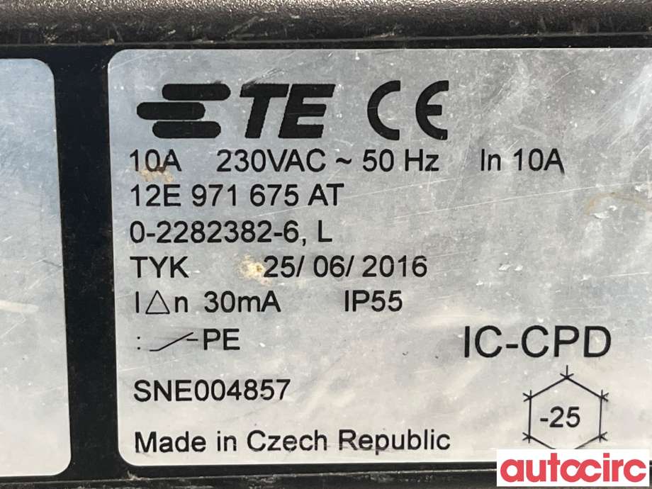 Batterilader kabel til VW e-Golf 2014-2017 (Fase 1)  (VOLKSWAGEN|12E971675CG|)