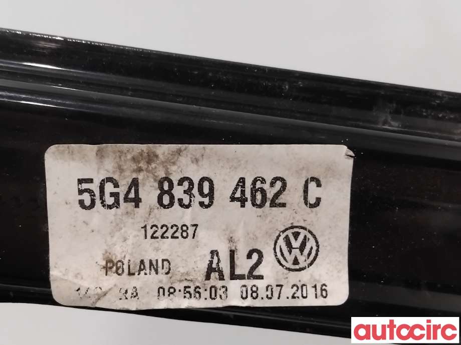 Ruteheis til VW e-Golf 2014-2017 (Fase 1)  (VOLKSWAGEN|5G4839462B||5G4839462C)