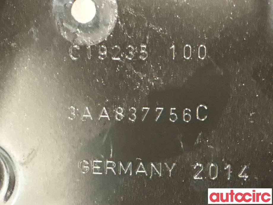 Ruteheis til VW Passat 2011-2015 (B7) (B7) (VOLKSWAGEN|3AA837462C|980874-101|3AA837756C)
