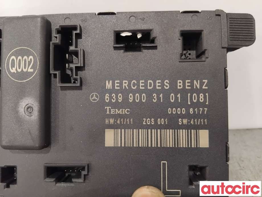 Styreenhet dør venstre foran til Mercedes Vito/Viano 2010-2014 (Fase 2) (W639) (W639) (MERCEDES|A6399003101|00006177|9399003101)
