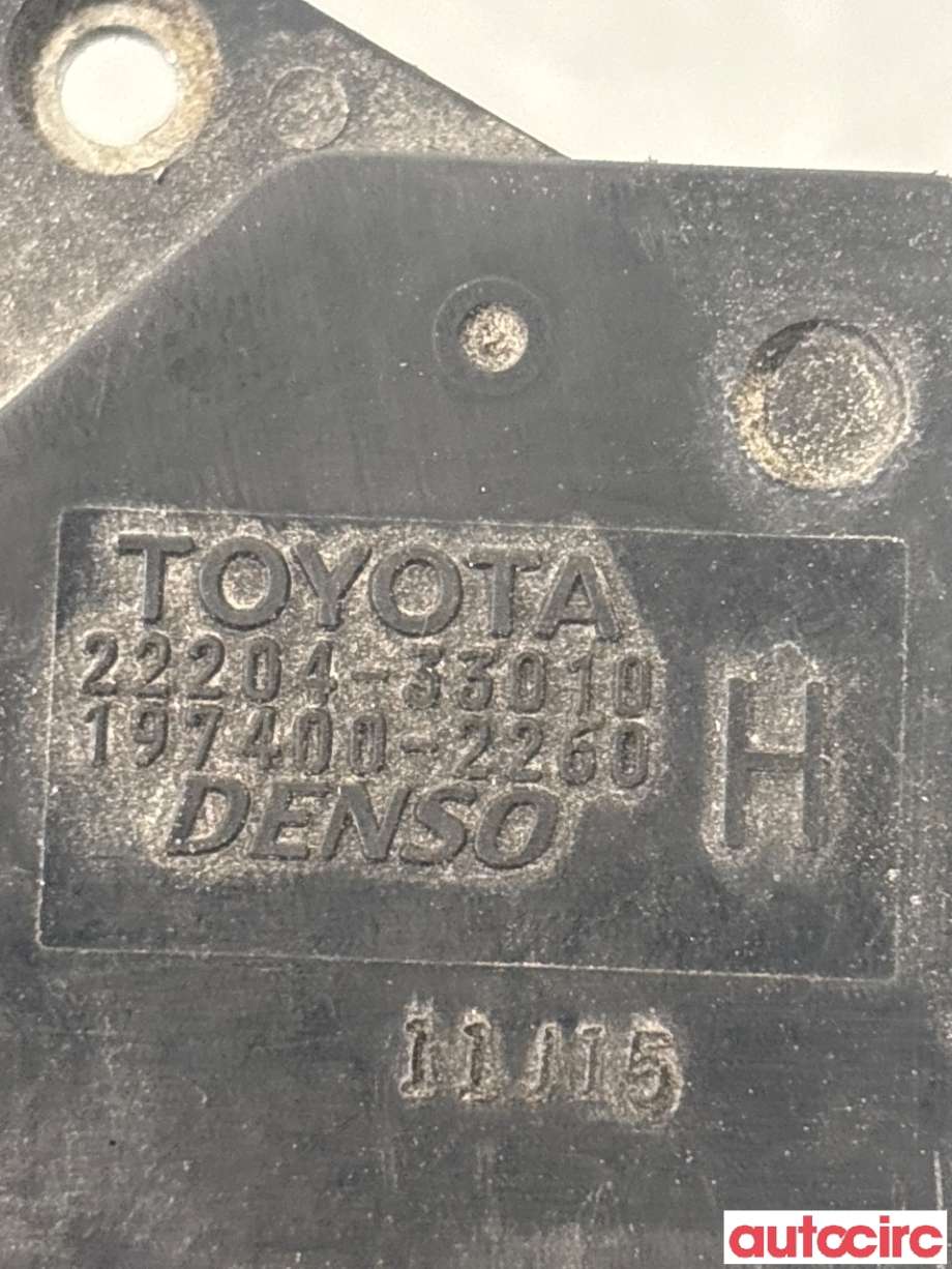 Luftmengde/luftmassemåler til Toyota Auris 2007-2010 (Type I, Fase 1) (TOYOTA|2220433010|197400-2250|22204-33010)