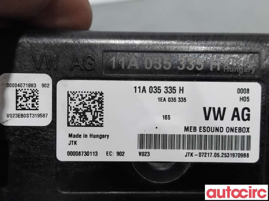 Høyttaler motorlyd, AVAS (Acoustic Vehicle Alerting System) til VW ID.4 2020-->>  (VOLKSWAGEN|11A035335H|)