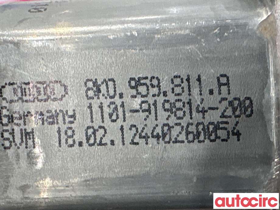 Ruteheis venstre bak til Audi Q5 2012-2017 (Type I, Fase 2)  (AUDI|8K0959811A|1101-919814-200)