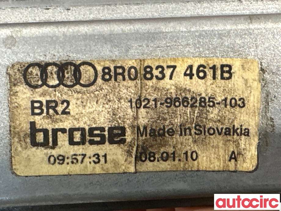 Ruteheis til Audi Q5 2012-2017 (Type I, Fase 2)  (AUDI|8R0837461G|1021-966285-103|8R0837461K)