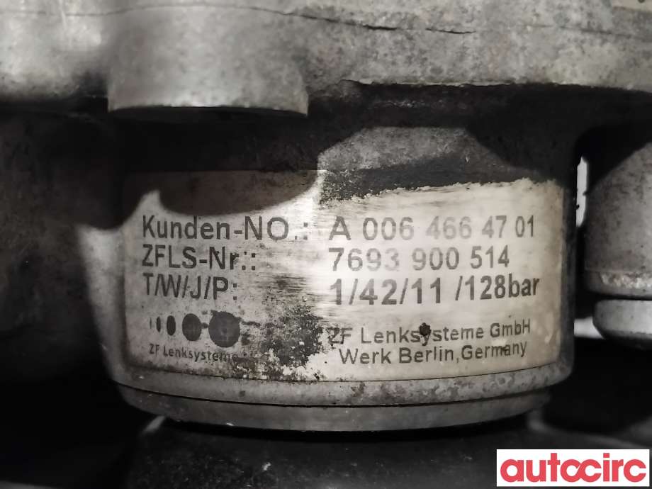 Servo pumpe mekanisk til Mercedes E-Klasse 2009-2013 (Fase 1) (W212) (W212) (MERCEDES|A0064664701|7693900514)