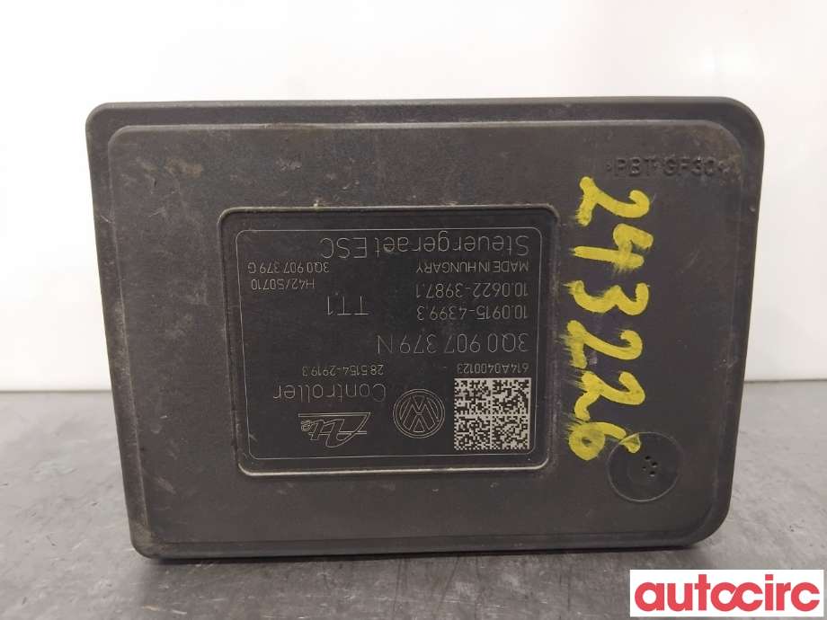 ABS sentral til VW Passat 2015-2019 (Fase 1) (B8) (B8) (VOLKSWAGEN|3Q0614517N|100915-43993|3Q0614517AB)