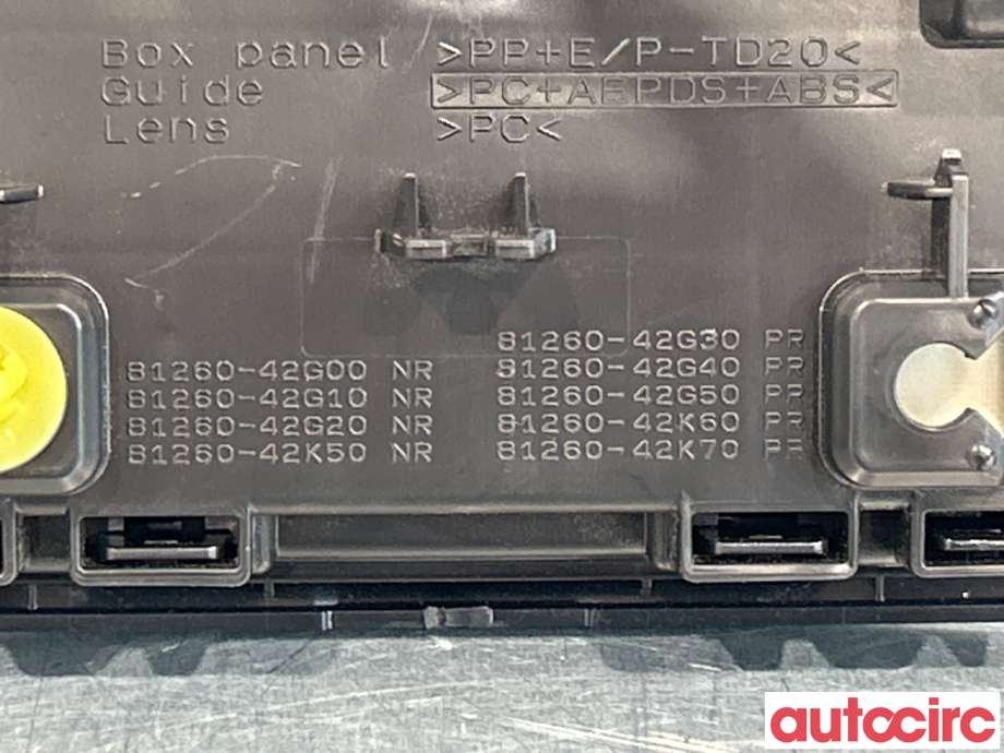 Taklyspanel til Toyota bZ4X 2022-->>  (TOYOTA|8126042G20C0|81260-42G20)