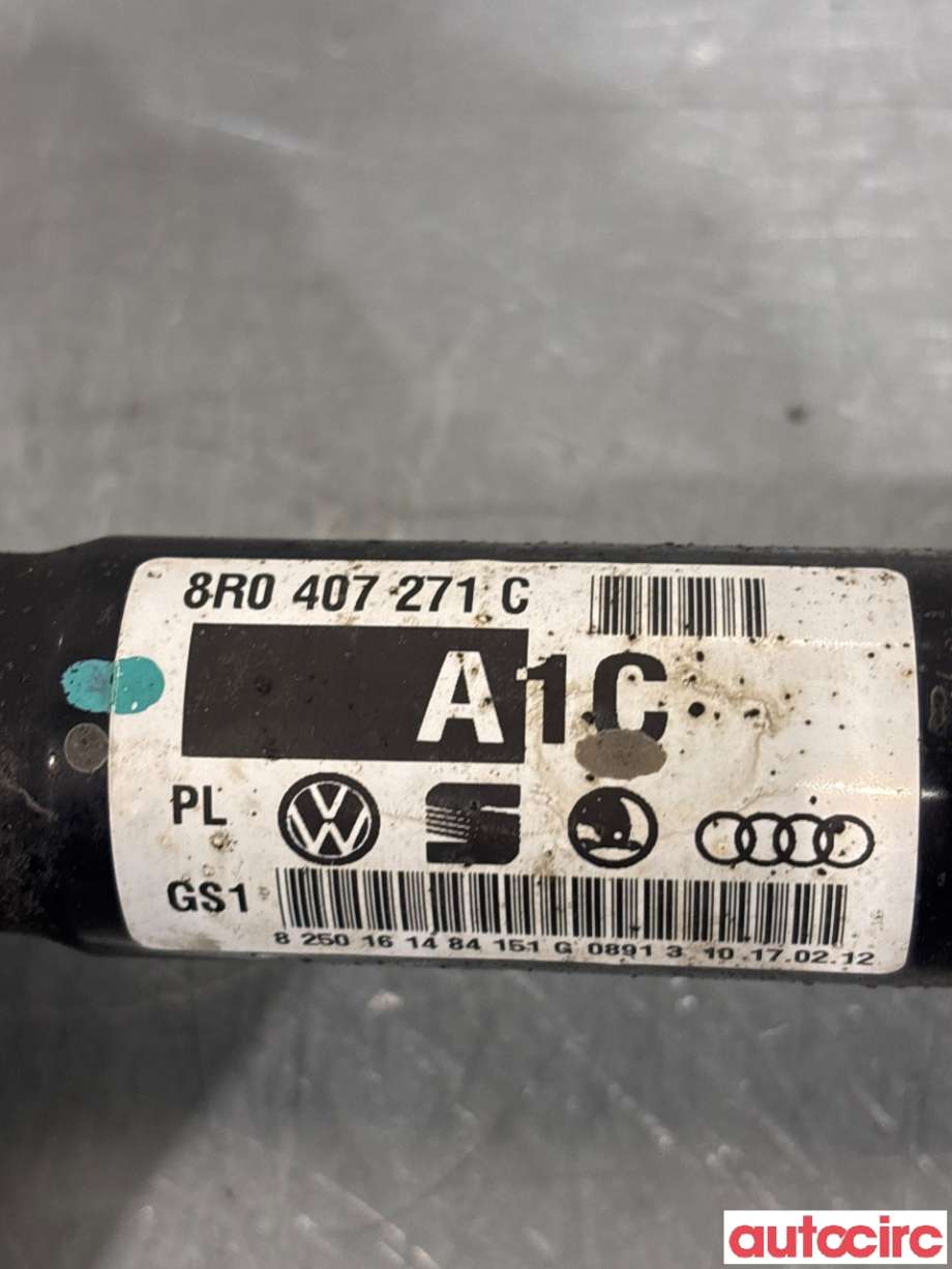 Drivaksel venstre foran til Audi Q5 2012-2017 (Type I, Fase 2)  (AUDI|8R0407271CX||8R0407271C)