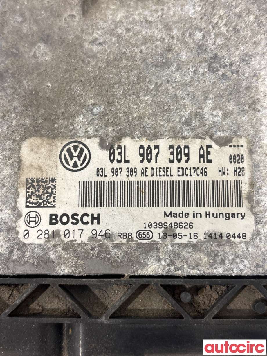 Styreenhet motor til VW Passat 2011-2015 (B7) (B7) (VOLKSWAGEN|03L906018RF|0281017946|03L907309AE)
