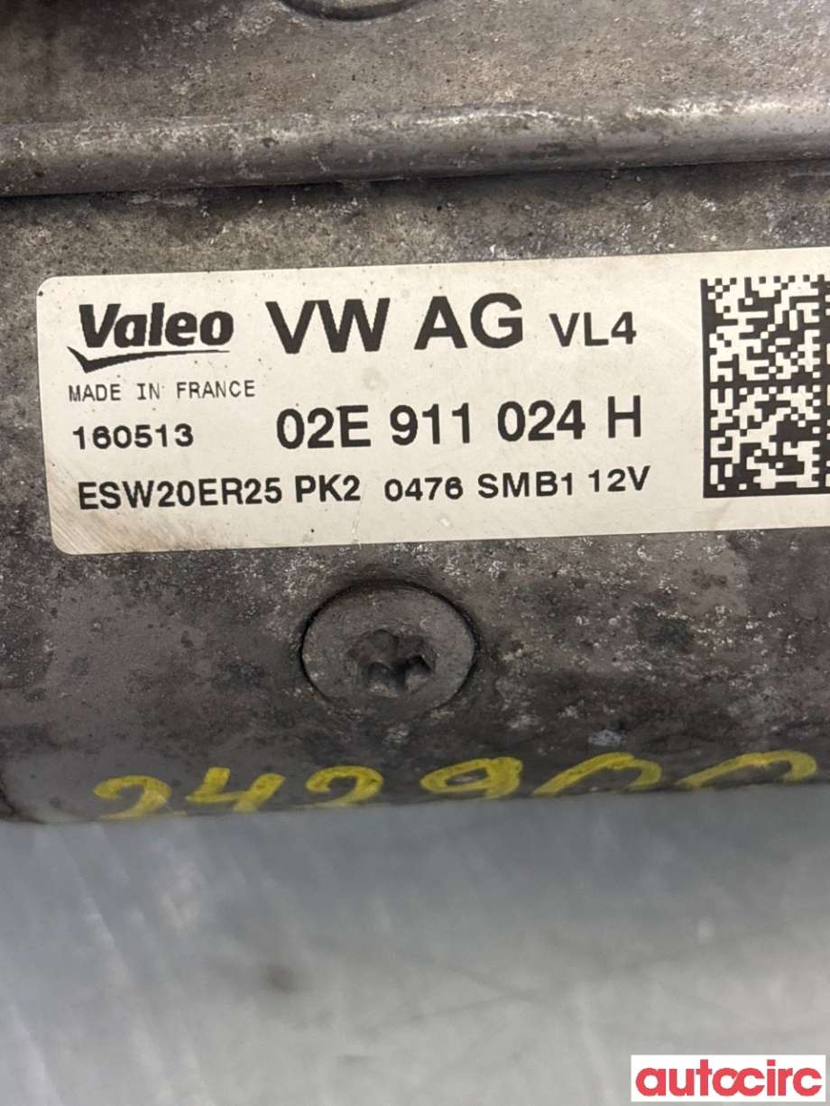 Starter diesel til VW Passat 2011-2015 (B7) (B7) (VOLKSWAGEN|02M911024CX|ESW20ER25|02E911024H)