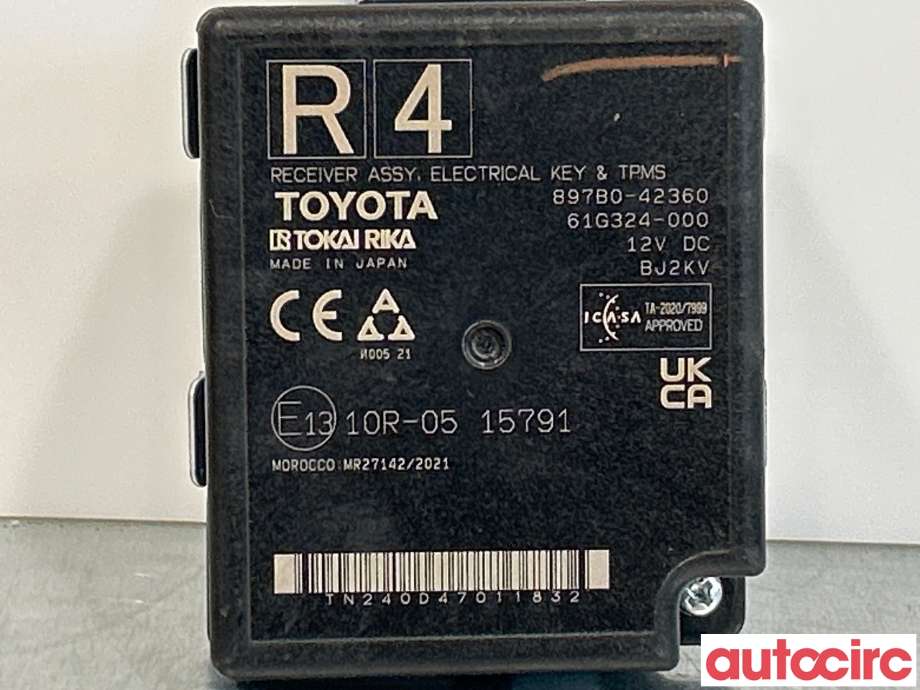 Styreenhet diverse til Toyota bZ4X 2022-->> (TOYOTA|897B042360)