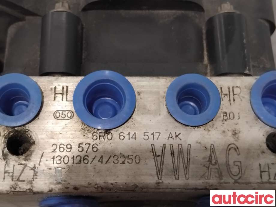 ABS sentral til Škoda Fabia 2010-2014 (Type II, Fase 2)  (SKODA|6R0614517AK|0265242437|6R0614517BM)