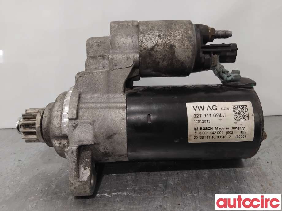 Starter til Škoda Fabia, 2010-2014 (Type II, Fase 2)  (SKODA|02T911024NX)
