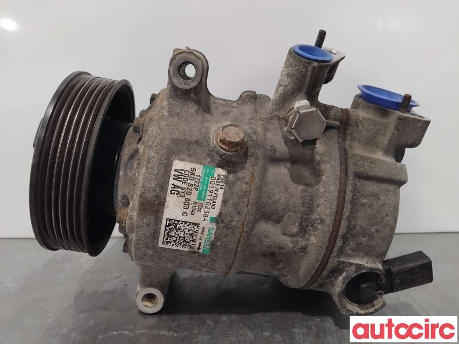 Aircondition kompressor til Škoda Fabia 2010-2014 (Type II, Fase 2)  (SKODA|5N0820803G|PXE141722|5K0820803K)