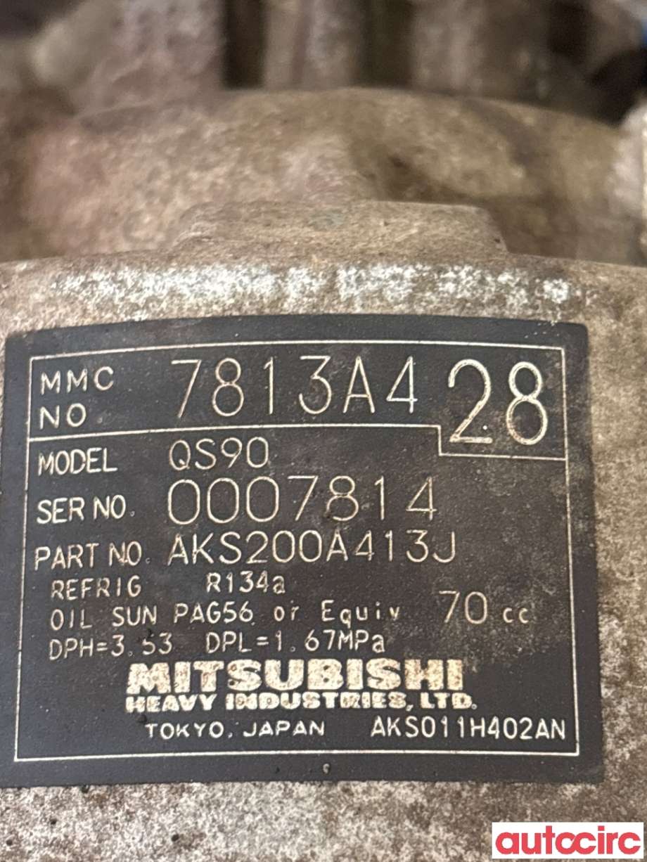 Aircondition kompressor til Mitsubishi ASX 2010-2019  (MITSUBISHI|7813A428|AKS200A413J)