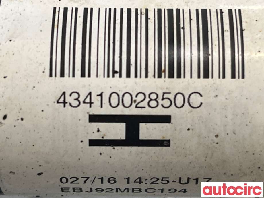 Drivaksel høyre foran, elbil til Toyota Auris 2015-2019 (Type II, Fase 2)  (TOYOTA|4341002850||4341002850C)