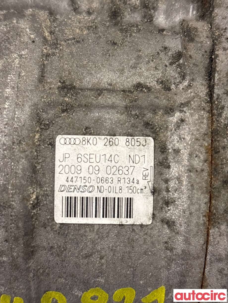 Aircondition kompressor til Audi Q5 2008-2012 (Type I, Fase 1)  (AUDI|8K0260805J|447150-0663)