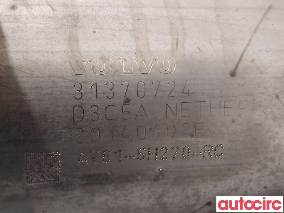 Partikkelfilter til Volvo V40 2012-2019  (VOLVO|36002106|AV61-5H270-RC|31370724)