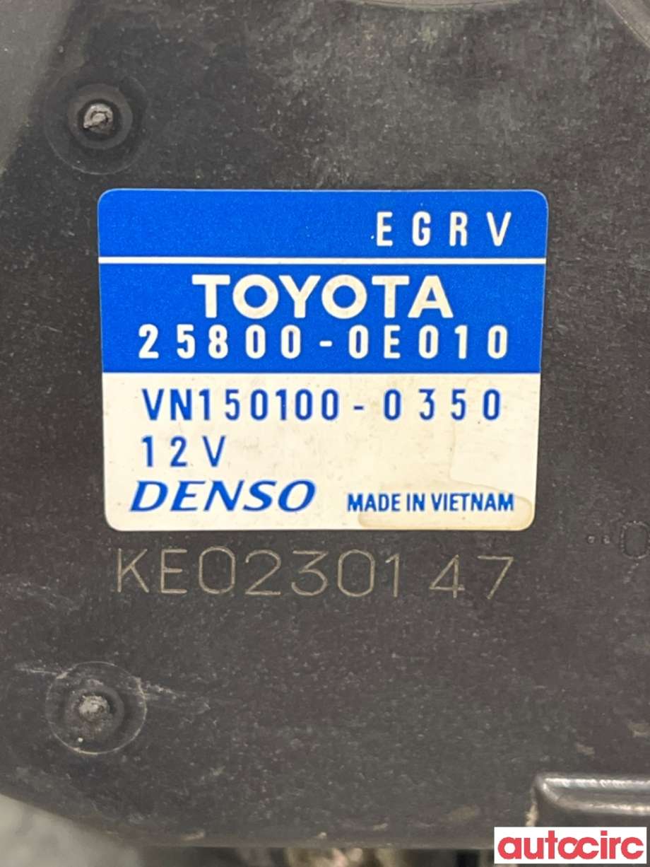 EGR-ventil til Toyota Hilux 2020-->>  (TOYOTA|258000E010|VN150100-0350|25800-0E010)