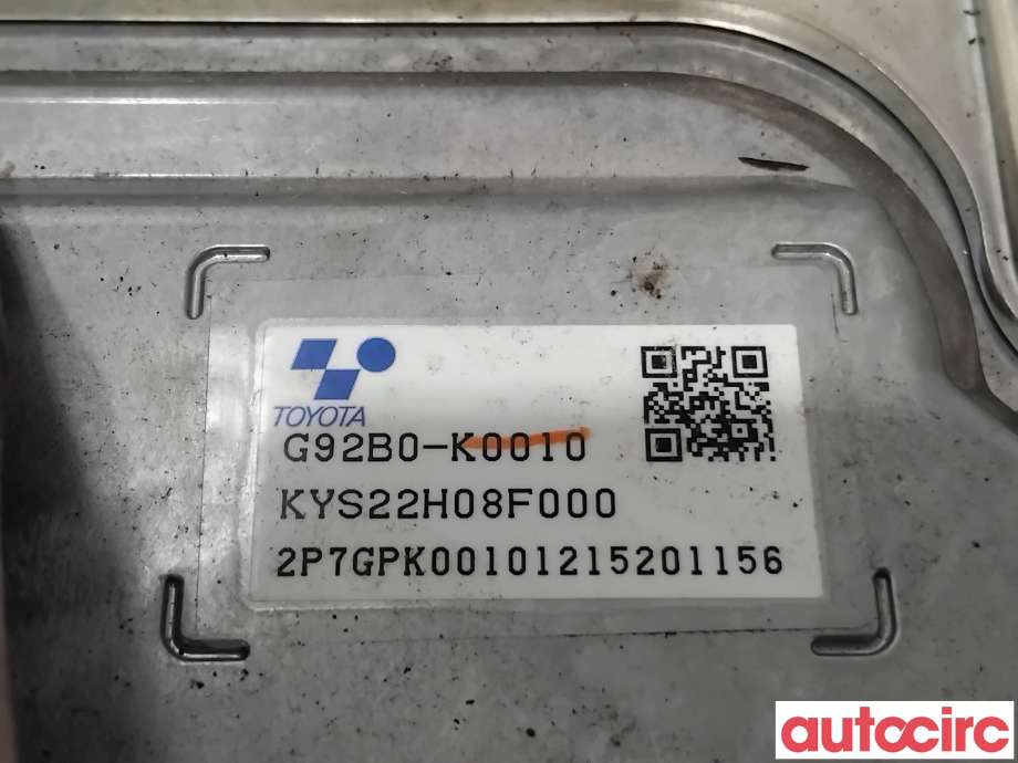 Inverter hybrid til Toyota Yaris Cross (SUV) 2021-->> (TOYOTA|G92B052010||G92B0-K0010)