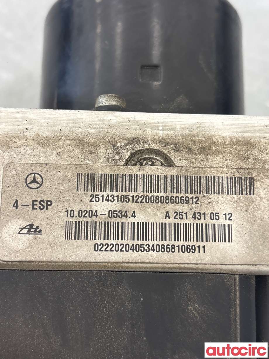 ABS sentral til Mercedes GL 2006-2012 (X164) (X164) (MERCEDES|A1634300007|100204-05344|A2514310512)