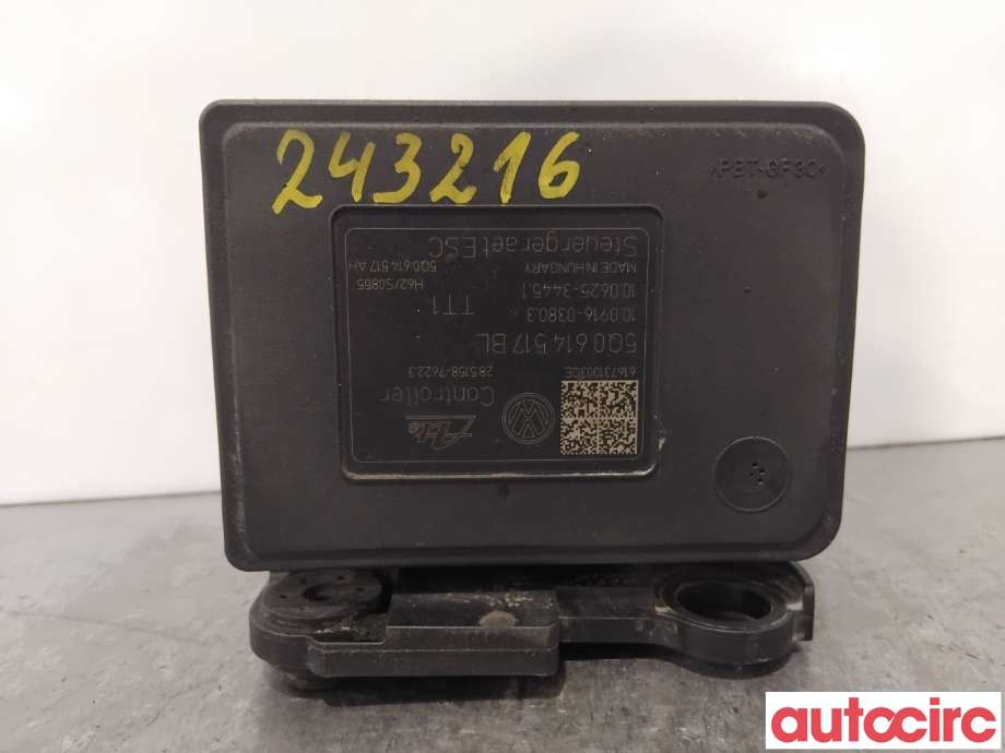 ABS sentral til VW Passat 2015-2019 (Fase 1) (B8) (B8) (VOLKSWAGEN|5Q0614517BL|100916-03803|5Q0614517DB)