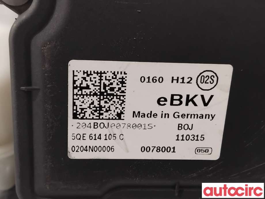 Bremsekraft-forsterker til VW Golf VII 2012-2017 (Fase 1)  (VOLKSWAGEN|5QE614105P|0204N00006|5QE614105C)