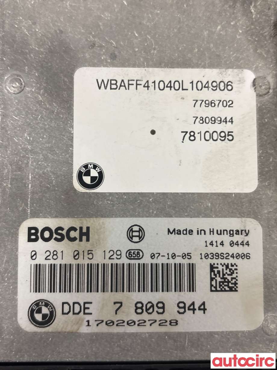 Styreenhet motor til BMW X5 2007-2013 (E70) (E70) (BMW|13617810950|0281015129|7809944)
