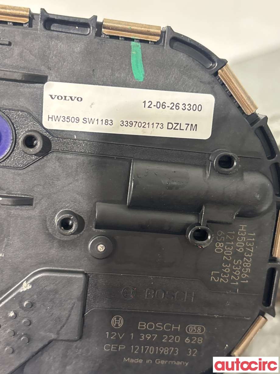 Viskermotor frontrute til Volvo V60 2010-2013 (Type I, Fase 1) (VOLVO|30753493|1397220628|3397021173)