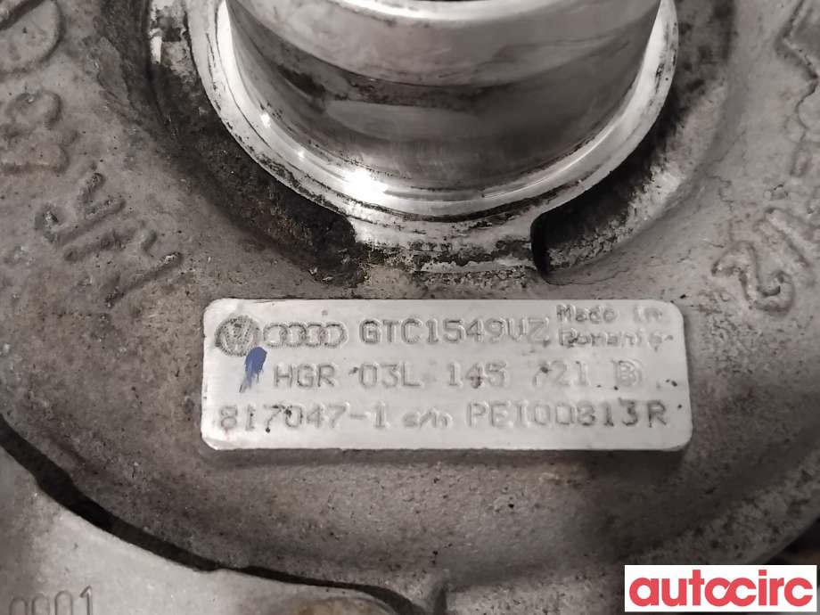 Turbo til Audi A4 2007-2014 (Type IV) (B8) (B8) (AUDI|03L145721B|GTC1549VZ)