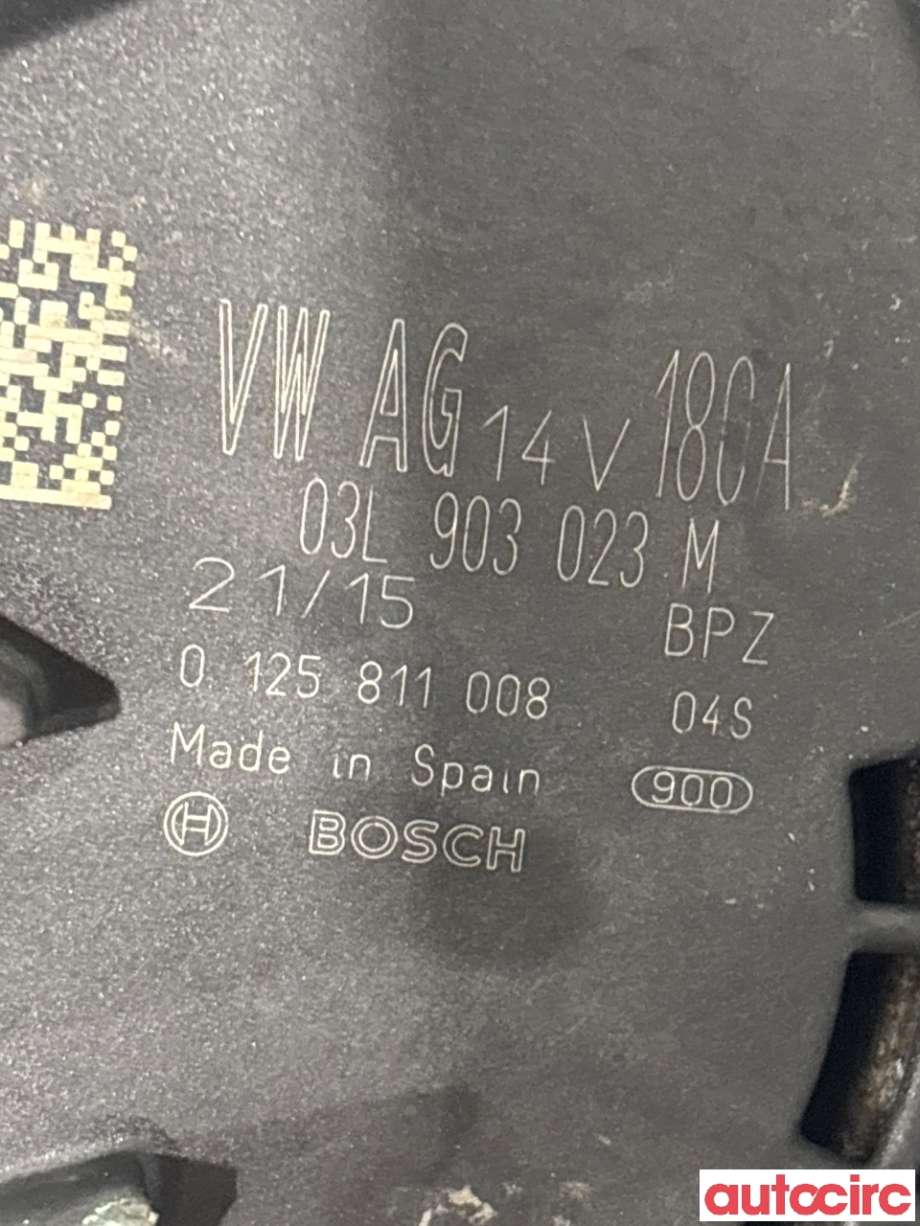 Dynamo til VW Passat 2015-2019 (Fase 1) (B8) (B8) (VOLKSWAGEN|03L903023M|0125811008)