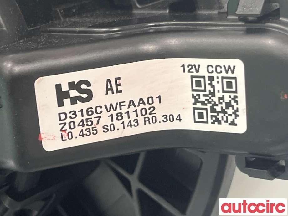 Varmeapparat motor til Kia Niro 2016-2021  (KIA|97113G2000)
