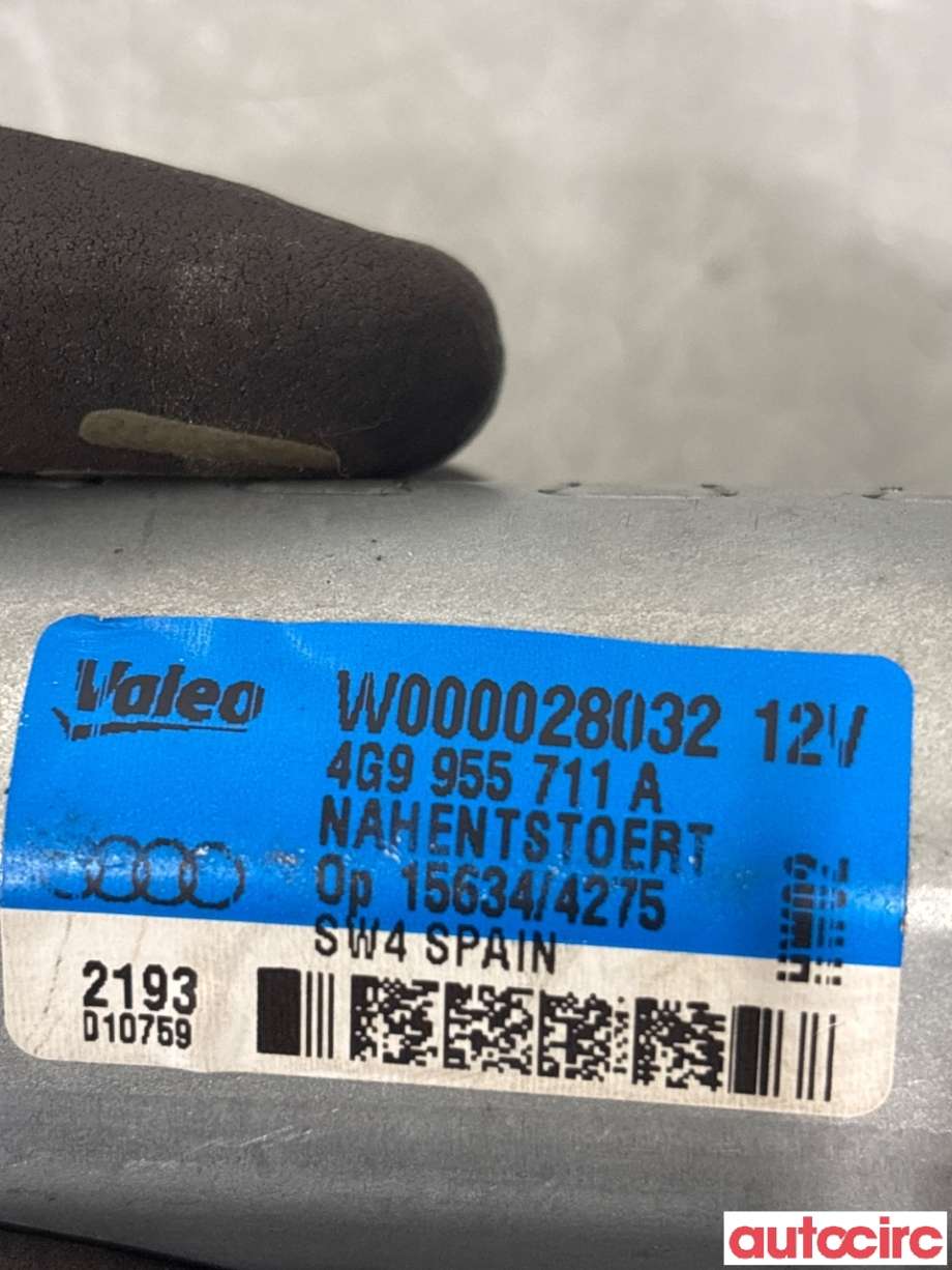 Viskermotor bakrute til Audi A6 2011-2014 (Type IV, Fase 1) (C7) (C7) (AUDI|4G9955711C|W000028032|4G9955711A)