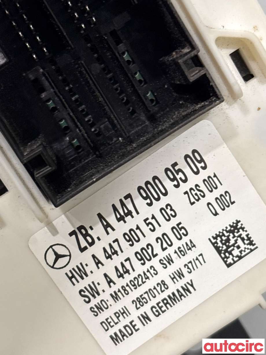 Styreenhet comfort (BCM) til Mercedes Vito 2014-->> (W447) (W447) (MERCEDES|A4479009509)