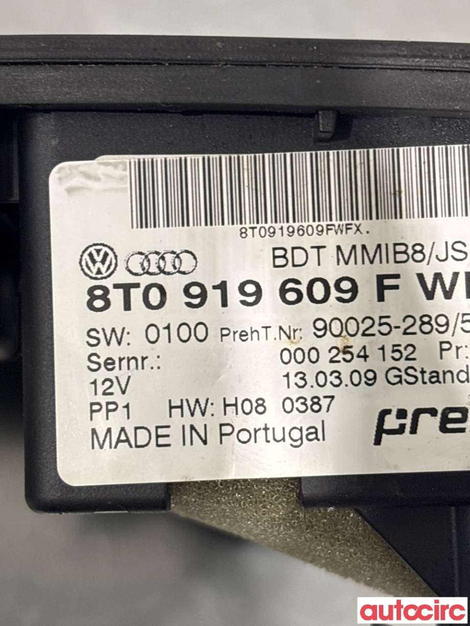 Bryter diverse til Audi Q5 2008-2012 (Type I, Fase 1)  (AUDI|8T0919609F|)
