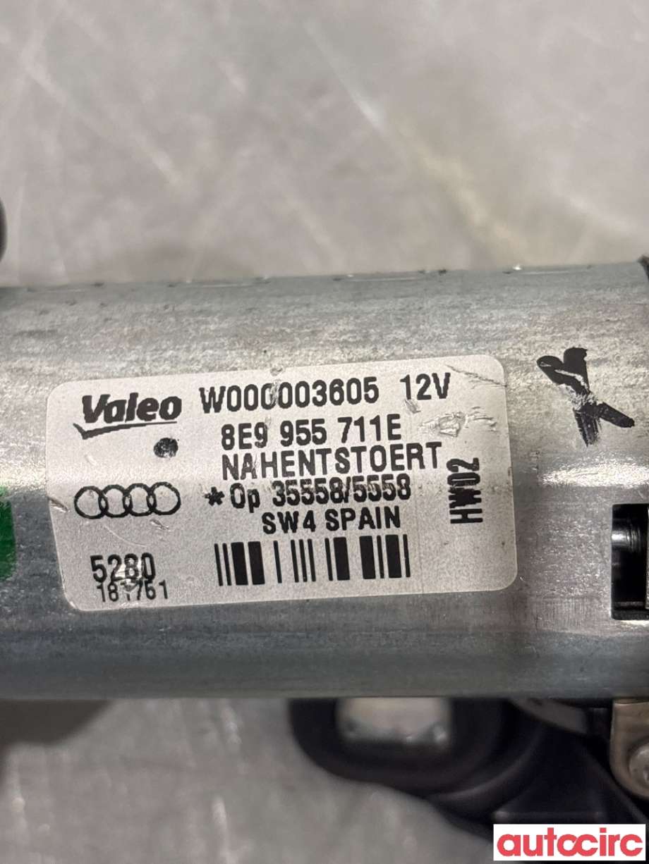Viskermotor bakrute til Audi A3 2009-2012 (Type II, Fase 2)  (AUDI|8E9955711E|W000003605)