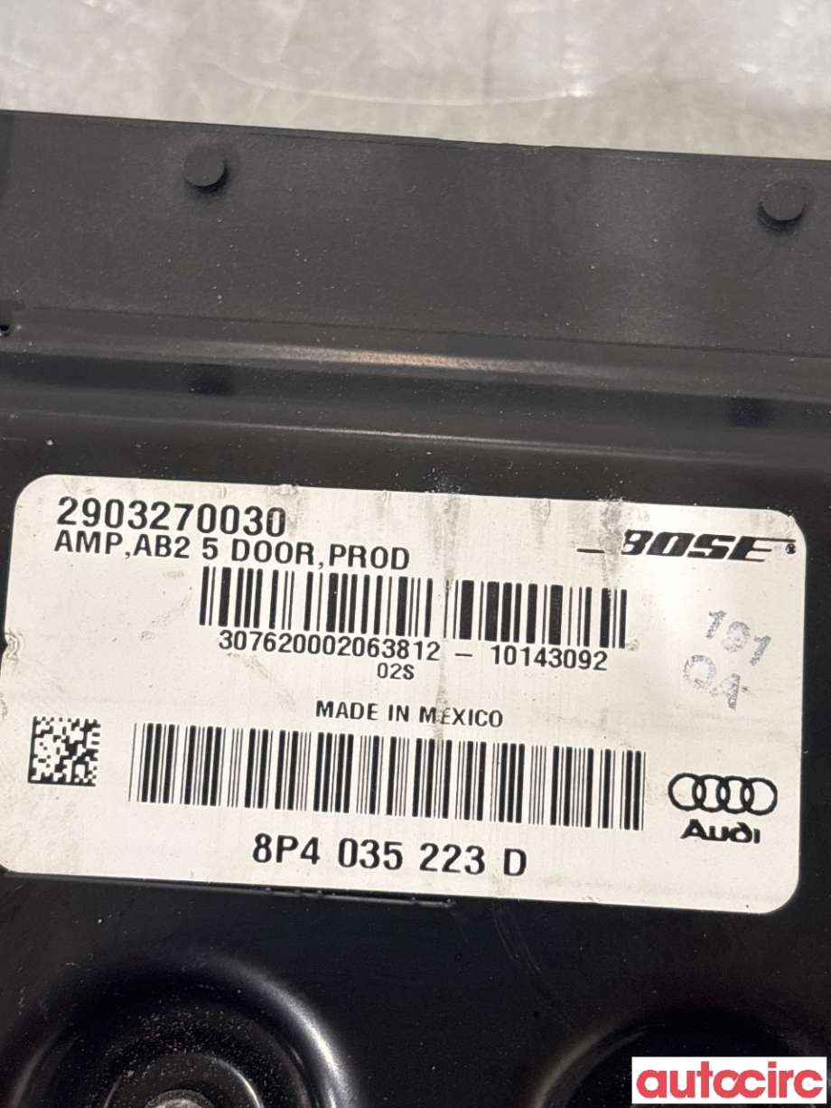 Bilstereo til Audi A3 2009-2012 (Type II, Fase 2) (AUDI|8P4035223D|10143092)