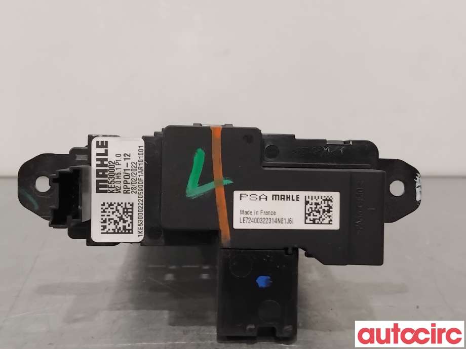 Varmeapparat register til Peugeot 2008 2019-->> (Type II)  (PEUGEOT|9840902780|KE530002|)