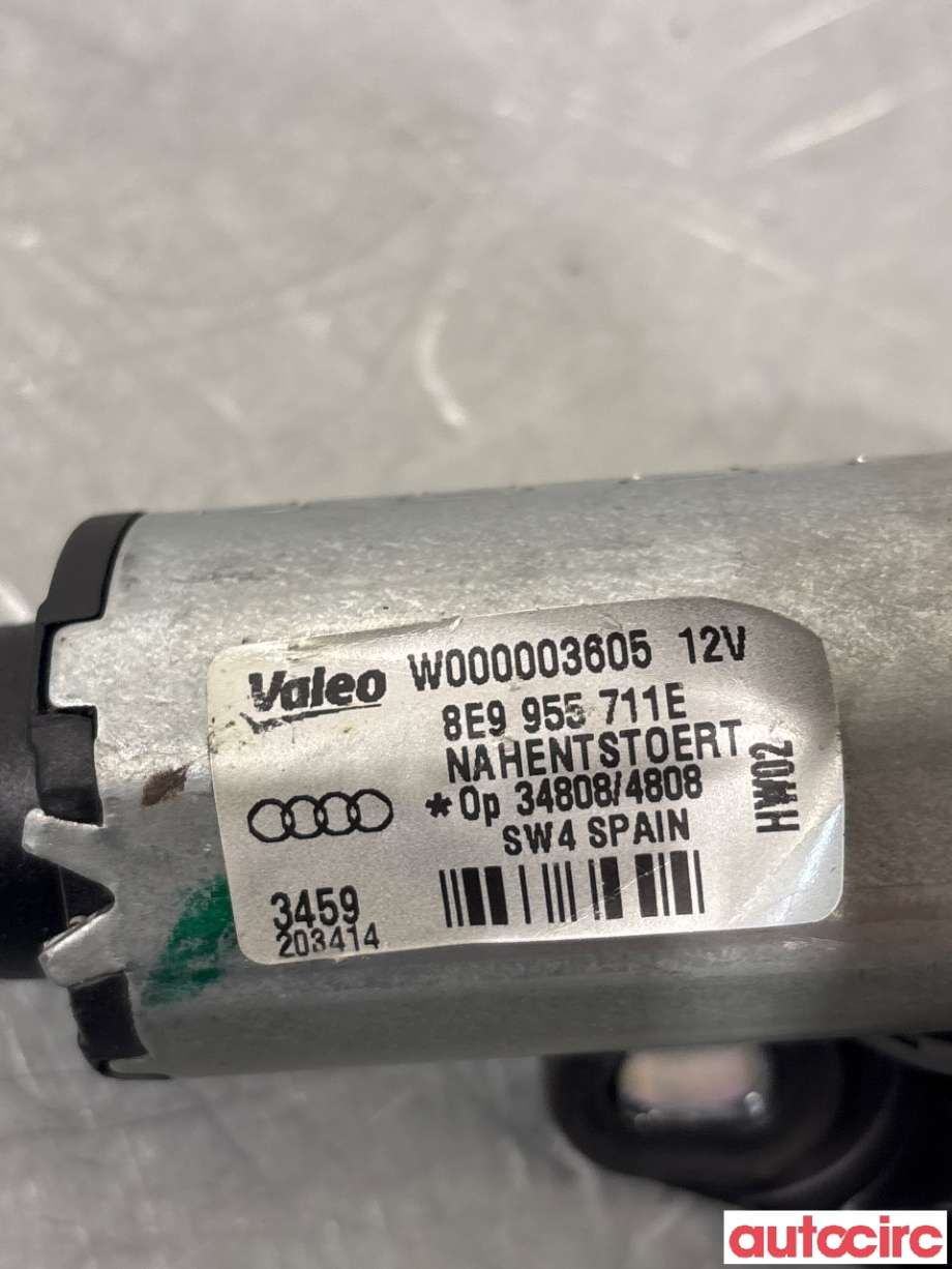Viskermotor bakrute til Audi Q5 2008-2012 (Type I, Fase 1)  (AUDI|8R0955711C|W000003605|8E9955711E)