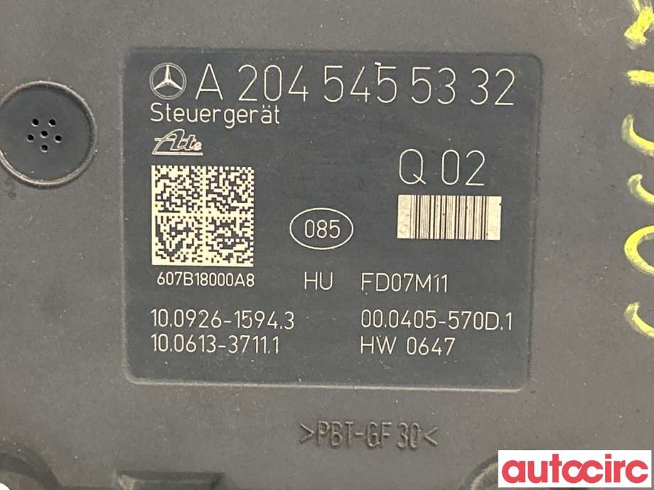 ABS sentral til Mercedes C-Klasse 2007-2011 (Fase 1) (W204) (W204) (MERCEDES||A0064313212|A2045455332)