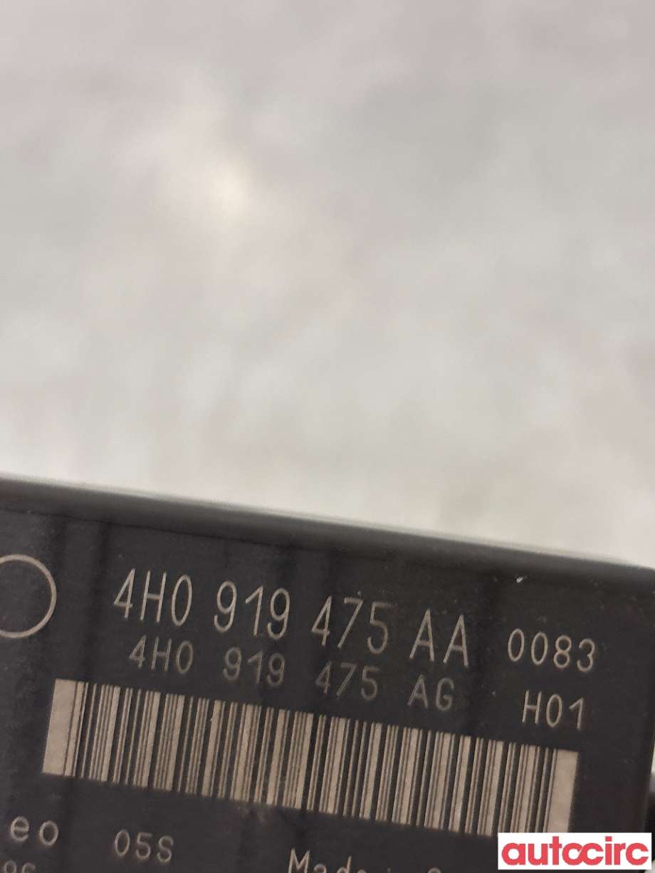 Styreenhet parkering til Audi A6 2011-2014 (Type IV, Fase 1) (C7) (C7) (AUDI|4H0919475AA|)