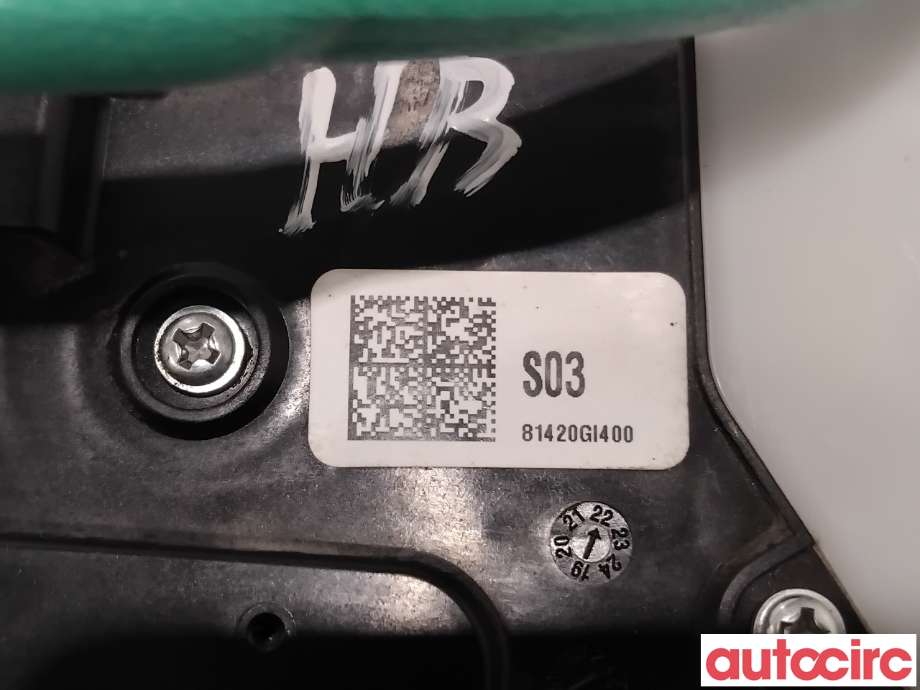 Låsekasse høyre bak til Hyundai Ioniq 5 2021-->>  (HYUNDAI|81420GI400|)