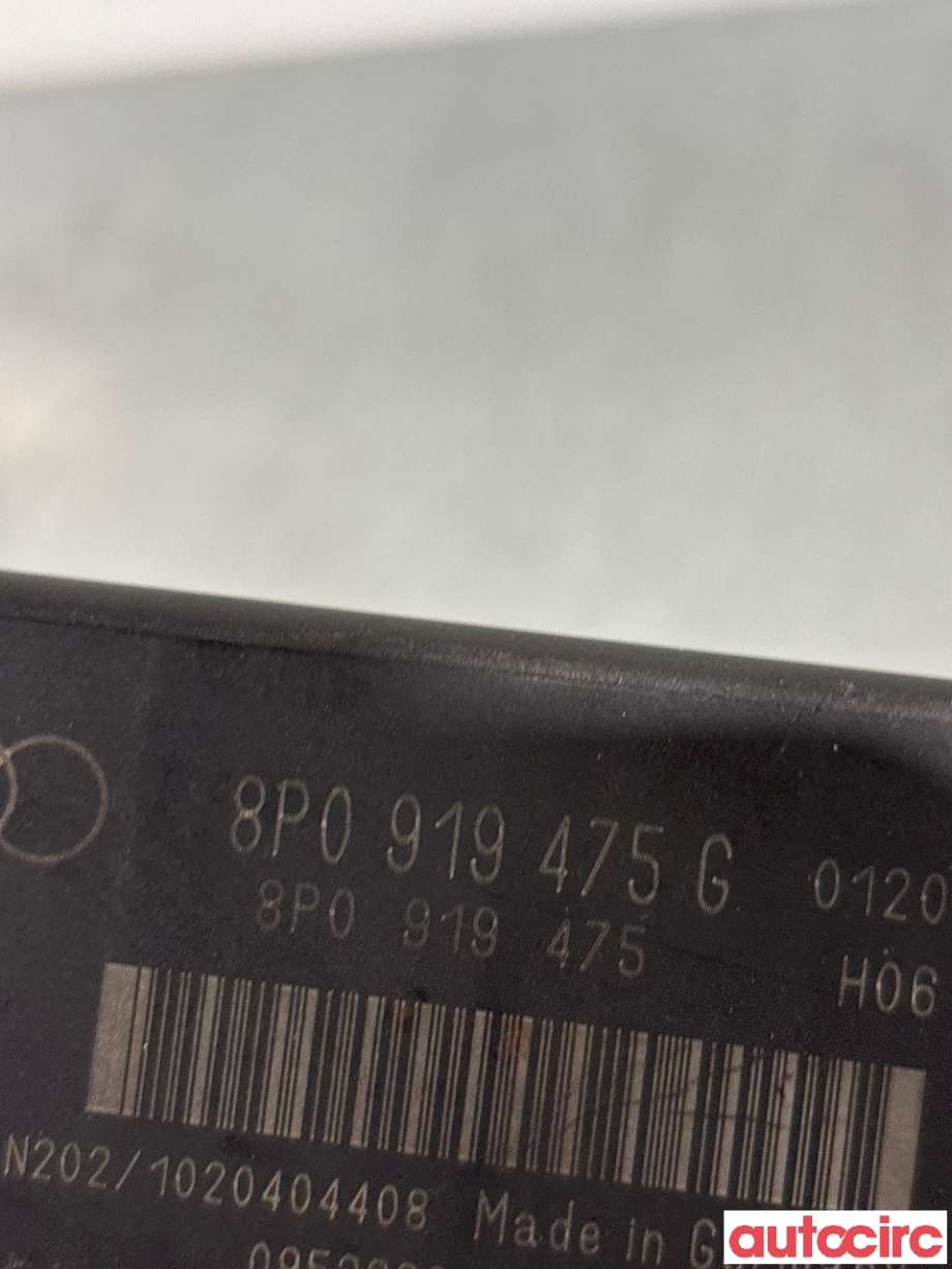 Styreenhet parkering til Audi A3 2009-2012 (Type II, Fase 2)  (AUDI|8P0919475M|)