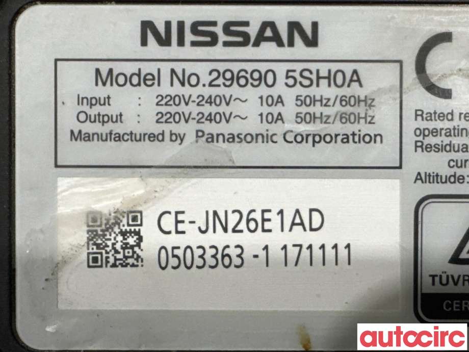 Batterilader kabel til Nissan Leaf 2018-->> (Type II)  (NISSAN|NO NR|CE-JN26E1AD|296905SH0A)