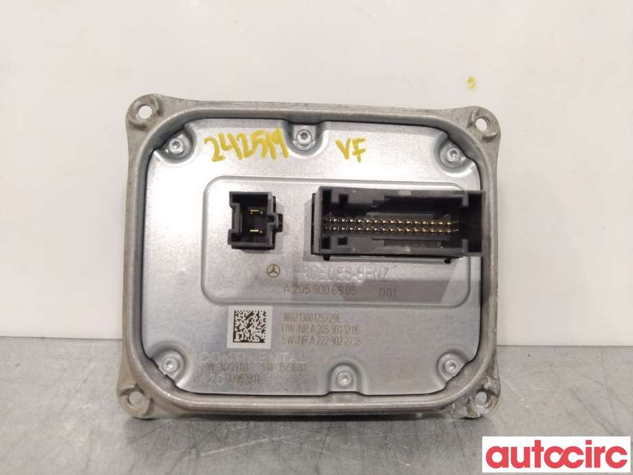 Styreenhet xenon/ballast til Mercedes C-Klasse 2018-2021 (Fase 2) (W205) (W205) (MERCEDES|A2059004230|18021300125729E|A2059006805)