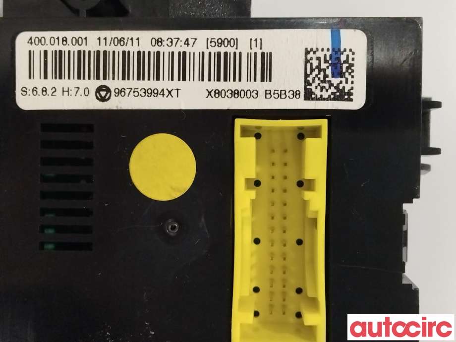 Varmeapparat betjening til Citroën DS3 2010-2019  (CITROEN|6452W7|96753994XT)