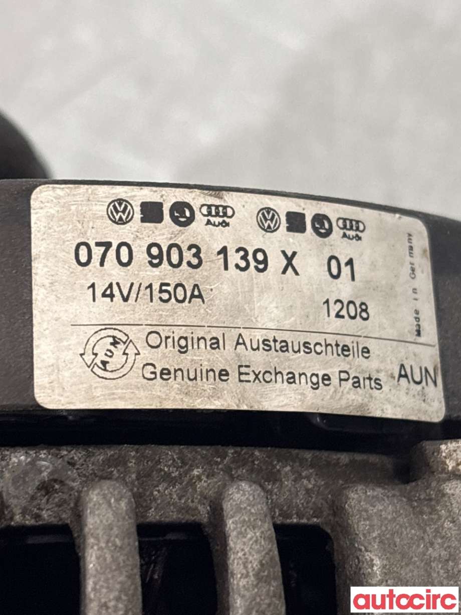 Dynamo til VW Touareg 2003-2007 (Type I, Fase 1)  (VOLKSWAGEN|070903139BX||070903139X)