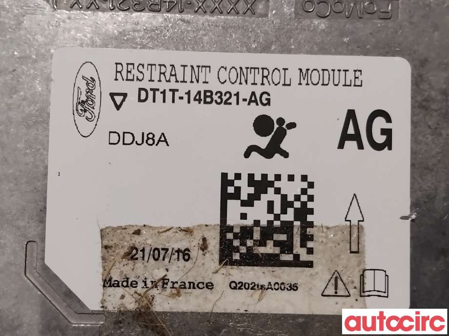 Airbag elektronikk til Ford Transit Connect 2013-2018 Type II, Fase 1  (FORD|1877708||DT1T-14B321-AG)
