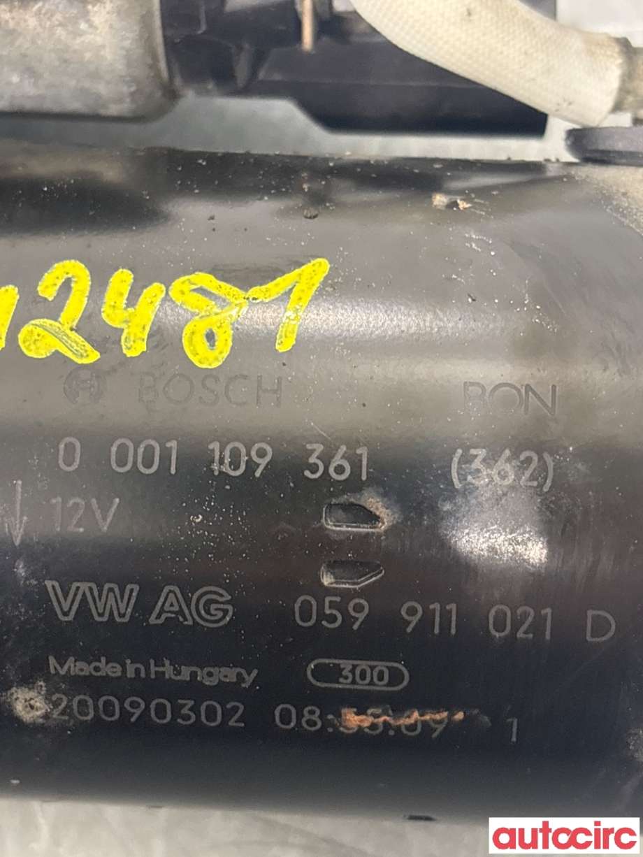 Starter diesel til Audi A4 2007-2014 (Type IV) (B8) (B8) (AUDI|059911021DX|0001109361|059911021D)