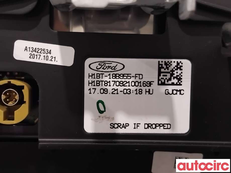 Instrument kjørecomputer til Ford Fiesta 2017-->> (Type VII)  (FORD|2802754||H1BT-18B955-FD)